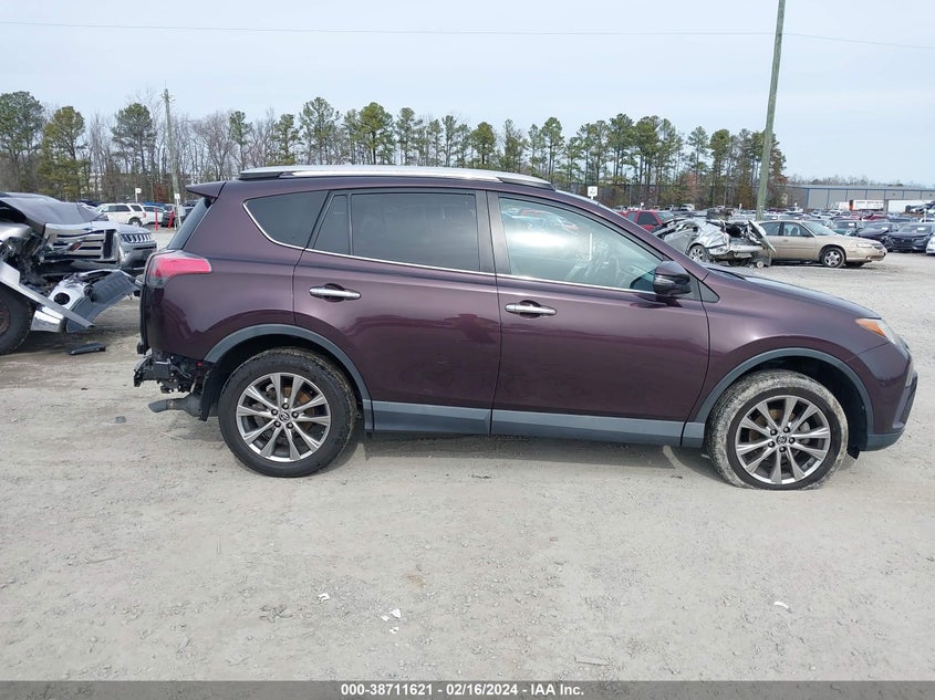 2016 TOYOTA RAV4 LIMITED - 2T3DFREV5GW456543