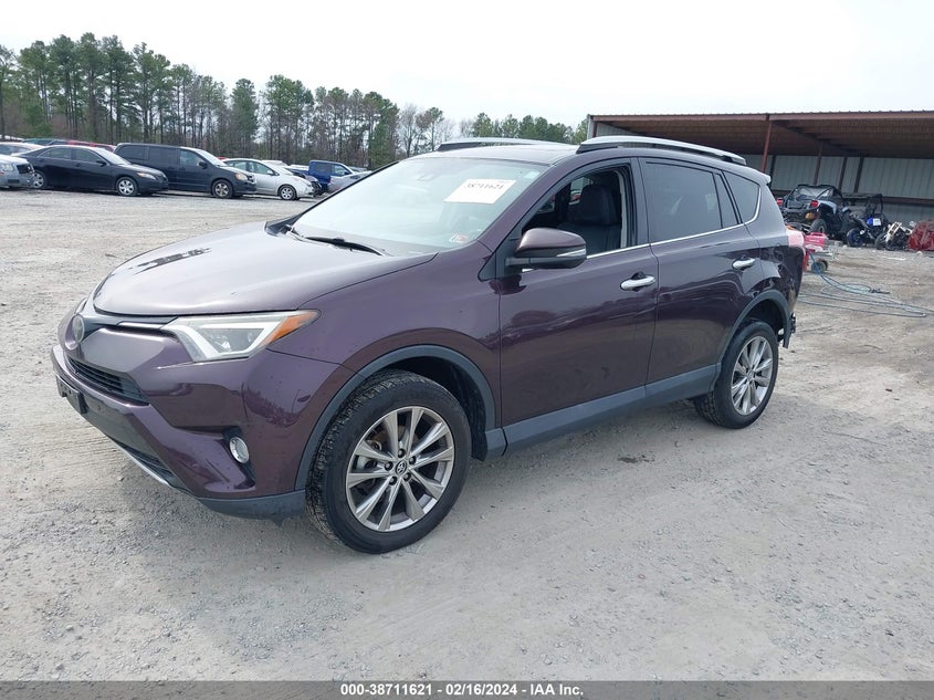 2016 TOYOTA RAV4 LIMITED - 2T3DFREV5GW456543