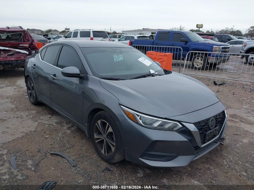 2020 Nissan Sentra Sv Xtronic Cvt VIN: 3N1AB8CV6LY208188 Lot: 38711688