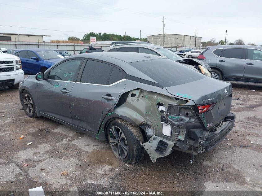 2020 Nissan Sentra Sv Xtronic Cvt VIN: 3N1AB8CV6LY208188 Lot: 38711688