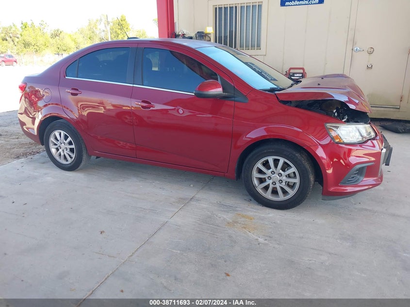 2017 CHEVROLET SONIC LT AUTO - 1G1JD5SH3H4121871