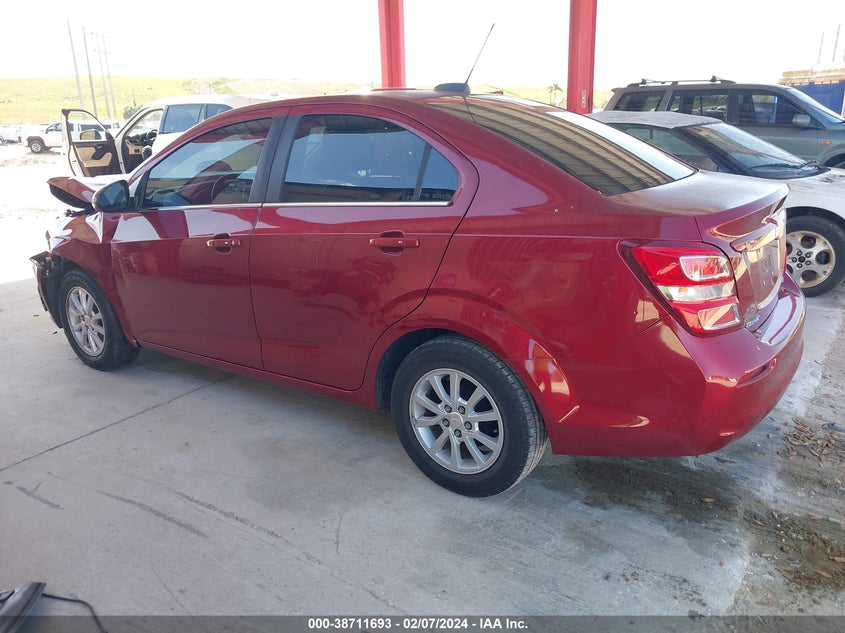 2017 CHEVROLET SONIC LT AUTO - 1G1JD5SH3H4121871