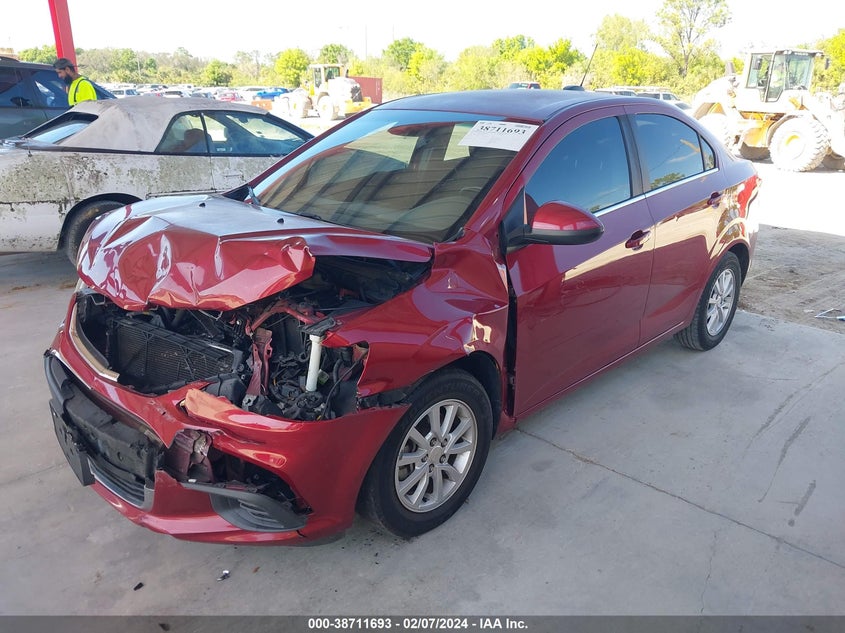2017 CHEVROLET SONIC LT AUTO - 1G1JD5SH3H4121871