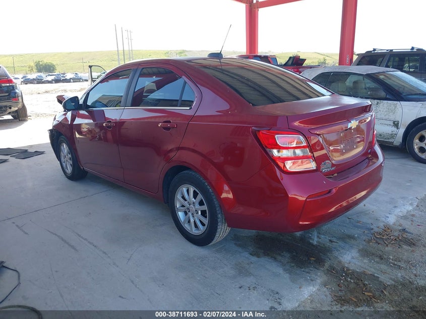 2017 CHEVROLET SONIC LT AUTO - 1G1JD5SH3H4121871