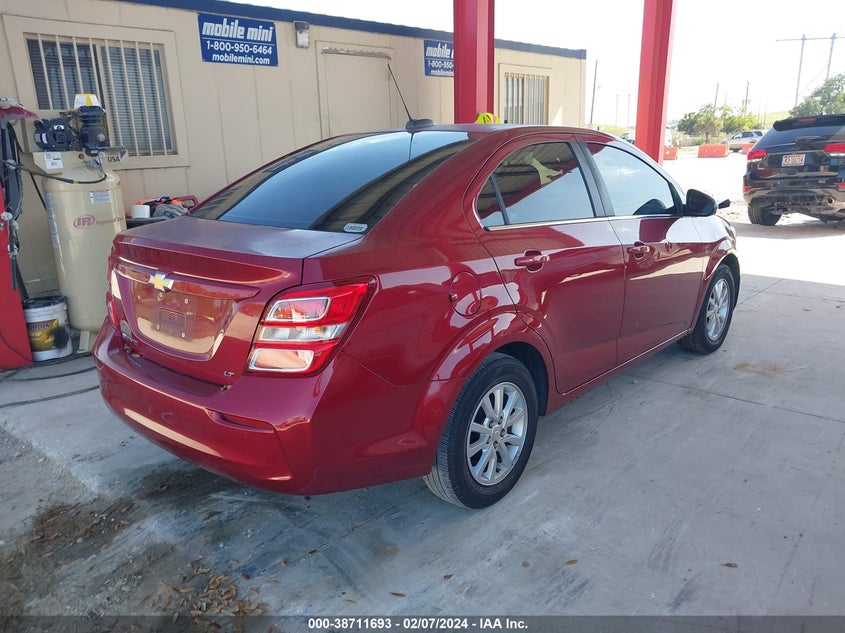 2017 CHEVROLET SONIC LT AUTO - 1G1JD5SH3H4121871