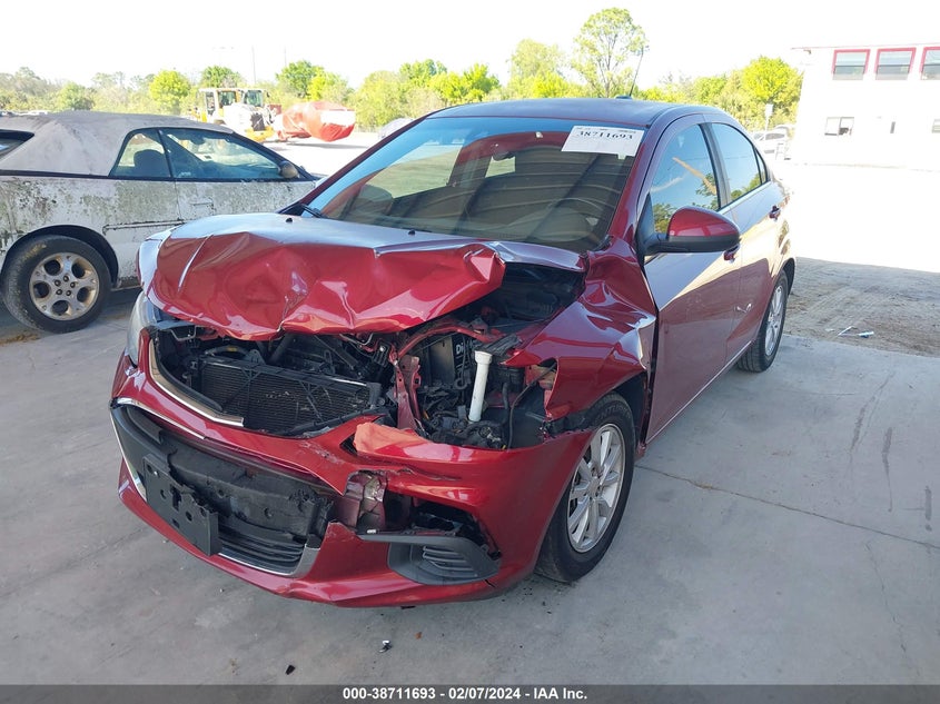 2017 CHEVROLET SONIC LT AUTO - 1G1JD5SH3H4121871