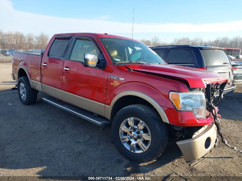 1FTFW1EF1CKE14182 2012 Ford F-150 Lariat