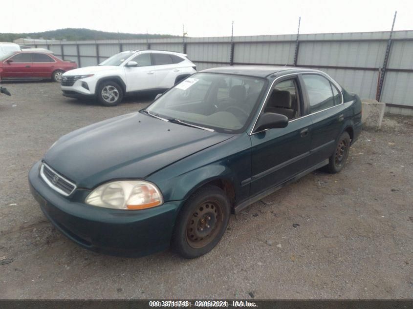 1996 Honda Civic Lx VIN: 2HGEJ6691TH521600 Lot: 38711748