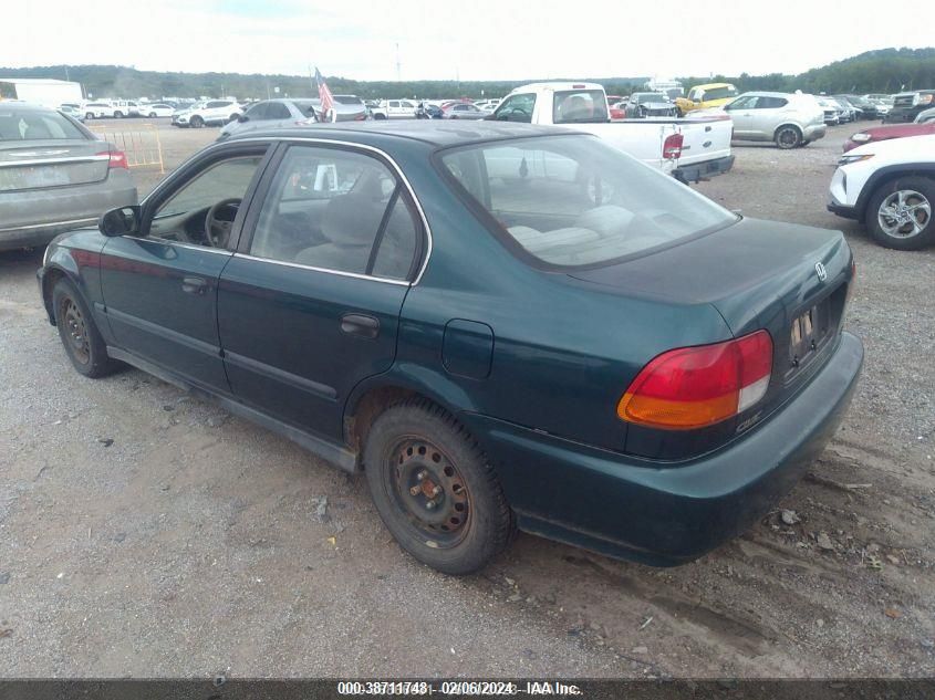 1996 Honda Civic Lx VIN: 2HGEJ6691TH521600 Lot: 38711748