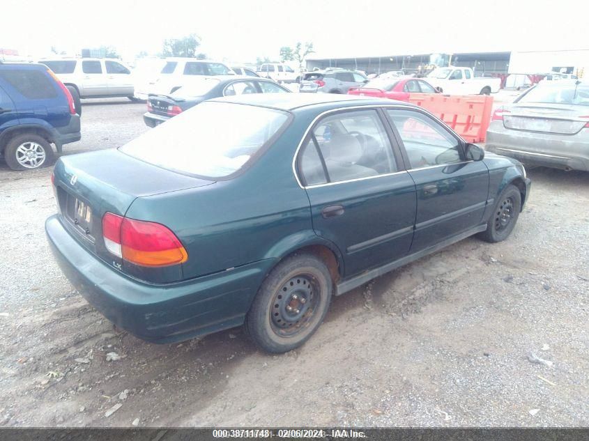 1996 Honda Civic Lx VIN: 2HGEJ6691TH521600 Lot: 38711748