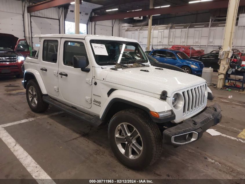 2021 Jeep Wrangler Unlimited Sahara 4X4 VIN: 1C4HJXEG6MW839975 Lot: 38711963