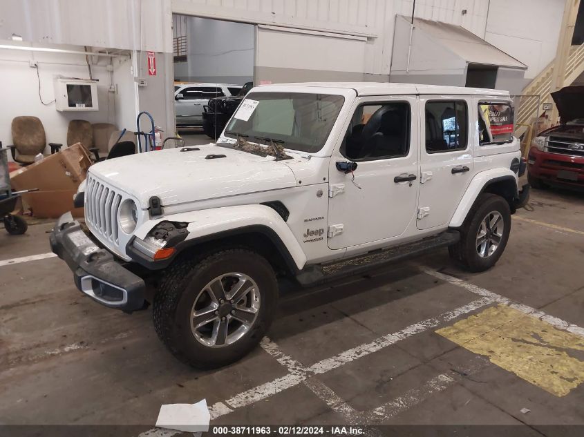 2021 Jeep Wrangler Unlimited Sahara 4X4 VIN: 1C4HJXEG6MW839975 Lot: 38711963