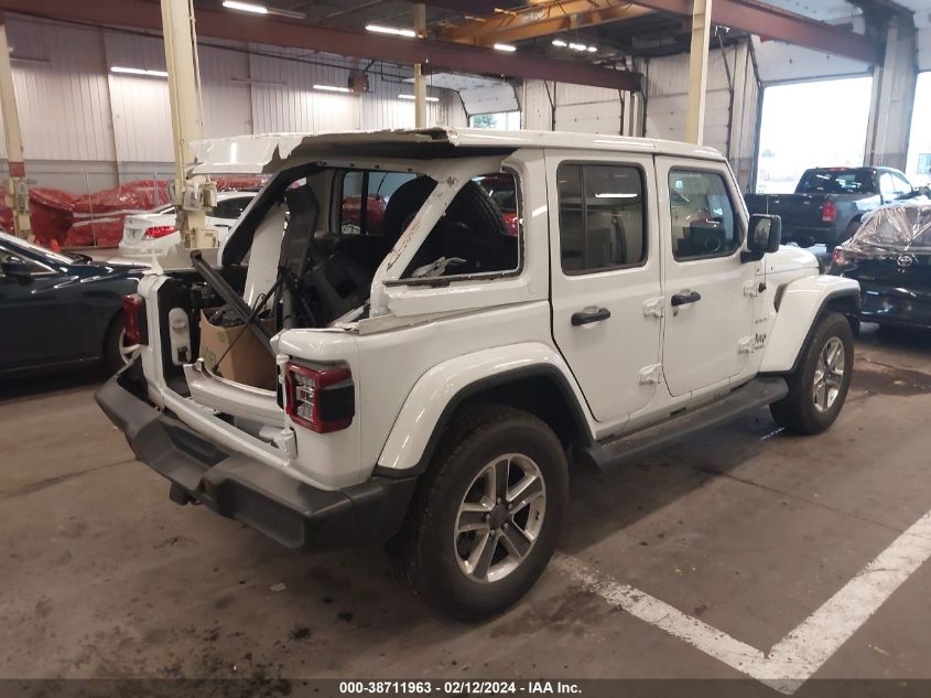 2021 Jeep Wrangler Unlimited Sahara 4X4 VIN: 1C4HJXEG6MW839975 Lot: 38711963