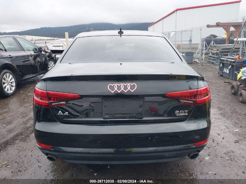 2017 Audi A4 2.0T Premium VIN: WAUANAF43HN001483 Lot: 38712035