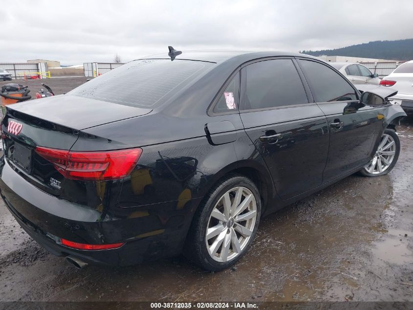 WAUANAF43HN001483 2017 Audi A4 2.0T Premium