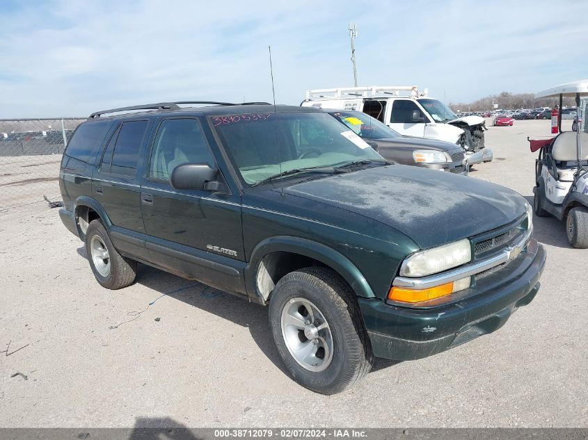 2002 Chevrolet Blazer Ls VIN: 1GNCS13W72K141255 Lot: 38712079