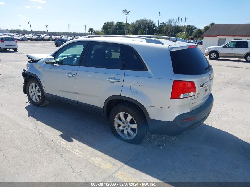 2013 Kia Sorento Lx VIN: 5XYKT3A64DG362997 Lot: 38712089