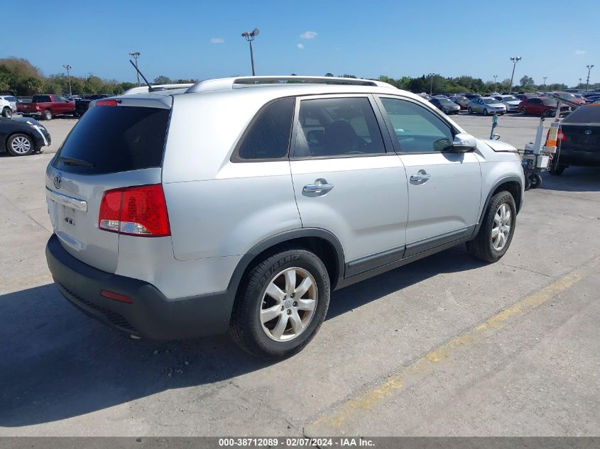 2013 Kia Sorento Lx VIN: 5XYKT3A64DG362997 Lot: 38712089