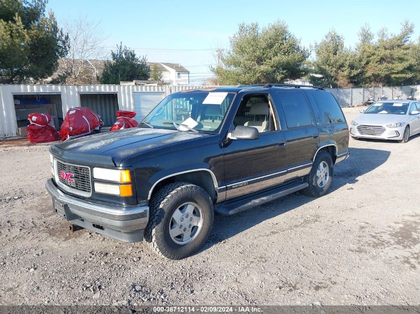 1998 GMC Yukon Slt VIN: 1GKEK13RXWJ736287 Lot: 38712114