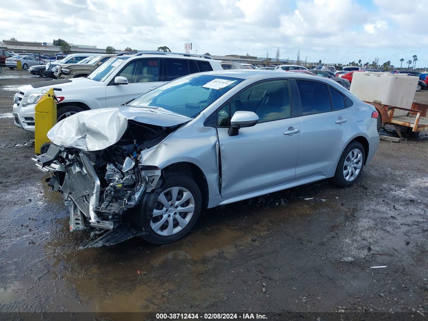 VIN JTDEPMAE9MJ179514 2021 TOYOTA COROLLA LE