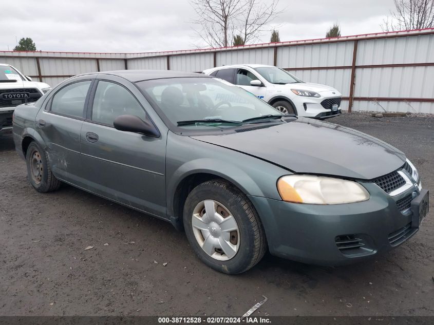 2004 Dodge Stratus Se VIN: 1B3EL36T84N115293 Lot: 38712528