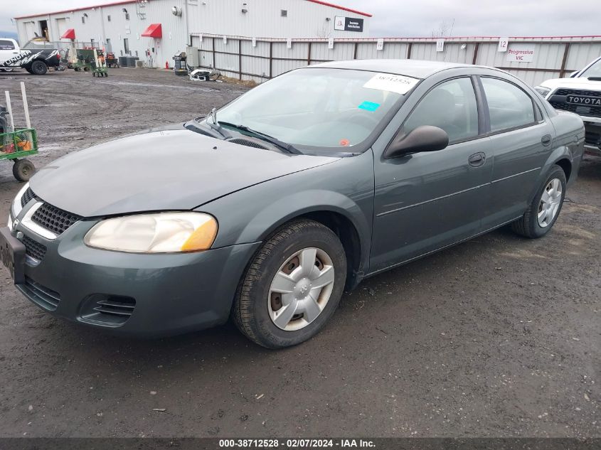 2004 Dodge Stratus Se VIN: 1B3EL36T84N115293 Lot: 38712528