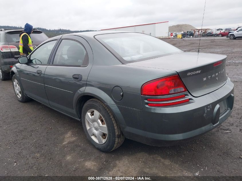 2004 Dodge Stratus Se VIN: 1B3EL36T84N115293 Lot: 38712528