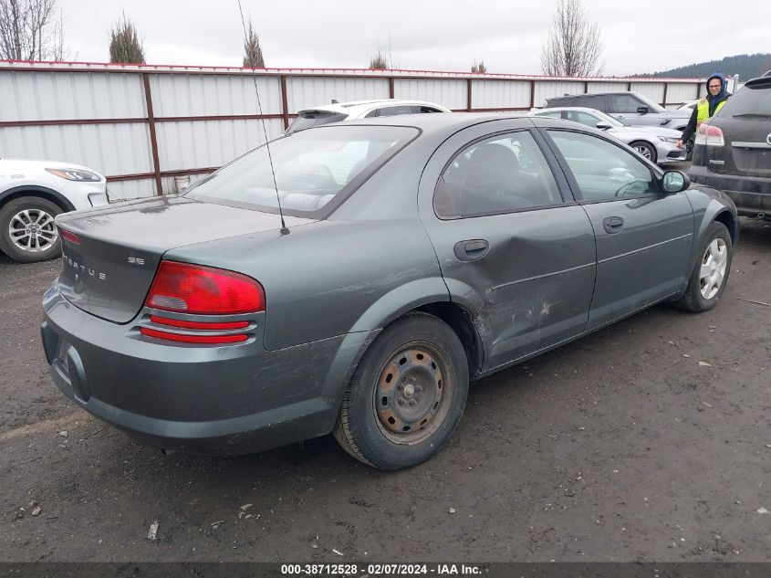 2004 Dodge Stratus Se VIN: 1B3EL36T84N115293 Lot: 38712528