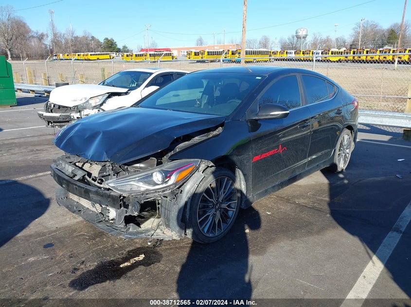 VIN KMHD04LB0HU325494 2017 HYUNDAI ELANTRA SPORT