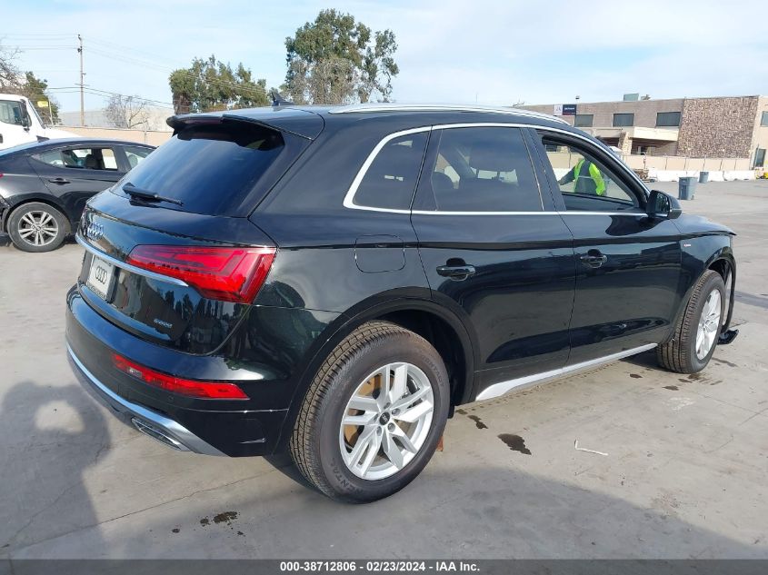 2023 Audi Q5 Premium 45 Tfsi S Line Quattro VIN: WA1GAAFY6P2063126 Lot: 38712806