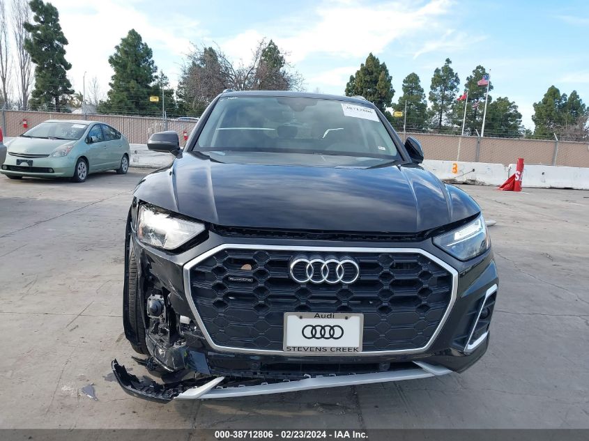 2023 Audi Q5 Premium 45 Tfsi S Line Quattro VIN: WA1GAAFY6P2063126 Lot: 38712806