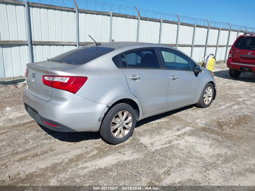 2012 Kia Rio Ex VIN: KNADN4A32C6045037 Lot: 38713037