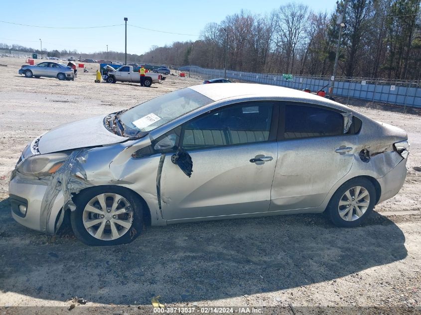 2012 Kia Rio Ex VIN: KNADN4A32C6045037 Lot: 38713037