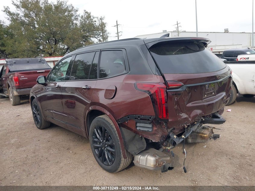 VIN 1GYKPCRSXNZ110237 2022 CADILLAC XT6 PREMIUM LUXURY