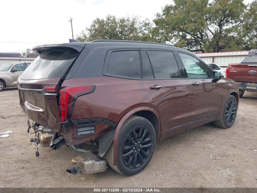 VIN 1GYKPCRSXNZ110237 2022 CADILLAC XT6 PREMIUM LUXURY