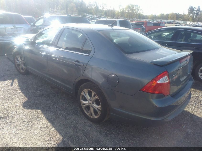 2012 Ford Fusion Se VIN: 3FAHP0HAXCR267832 Lot: 38713296