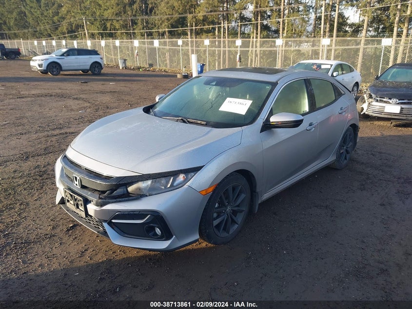 VIN SHHFK7H65MU405749 2021 HONDA CIVIC EX