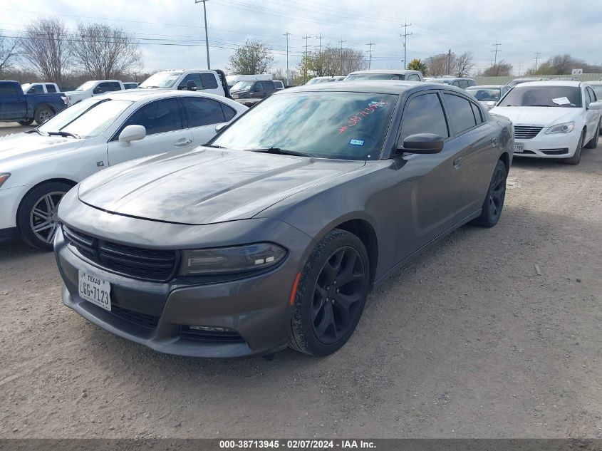 2C3CDXHG9FH738822 2015 Dodge Charger Sxt