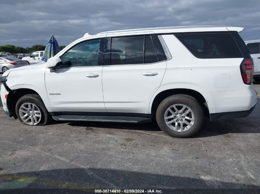 2022 Chevrolet Tahoe 4Wd Lt VIN: 1GNSKNKDXNR214276 Lot: 38714410