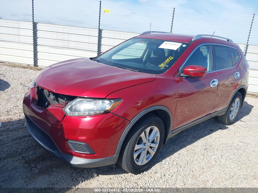 2016 NISSAN ROGUE S/SL/SV - KNMAT2MT6GP641988