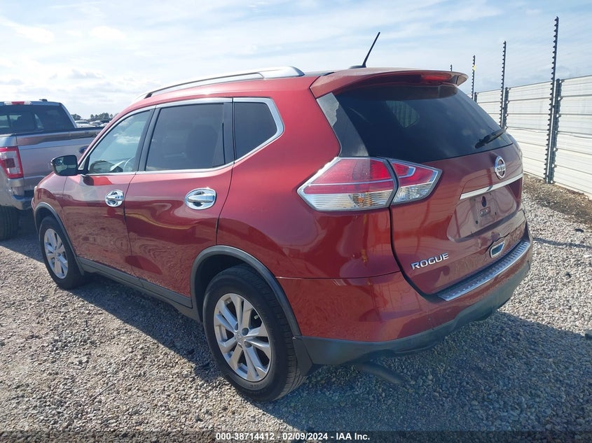 2016 NISSAN ROGUE S/SL/SV - KNMAT2MT6GP641988