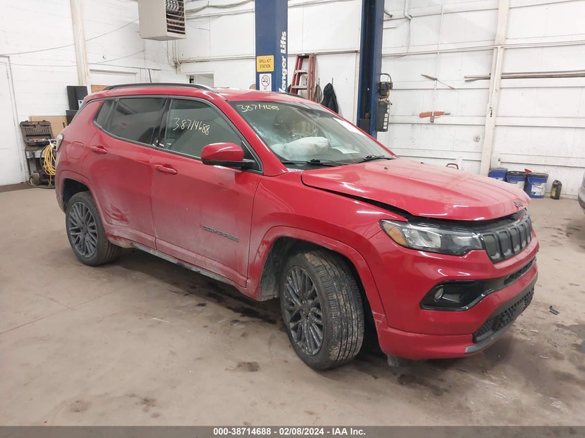 VIN 3C4NJDCB8NT143974 2022 JEEP COMPASS LIMITED