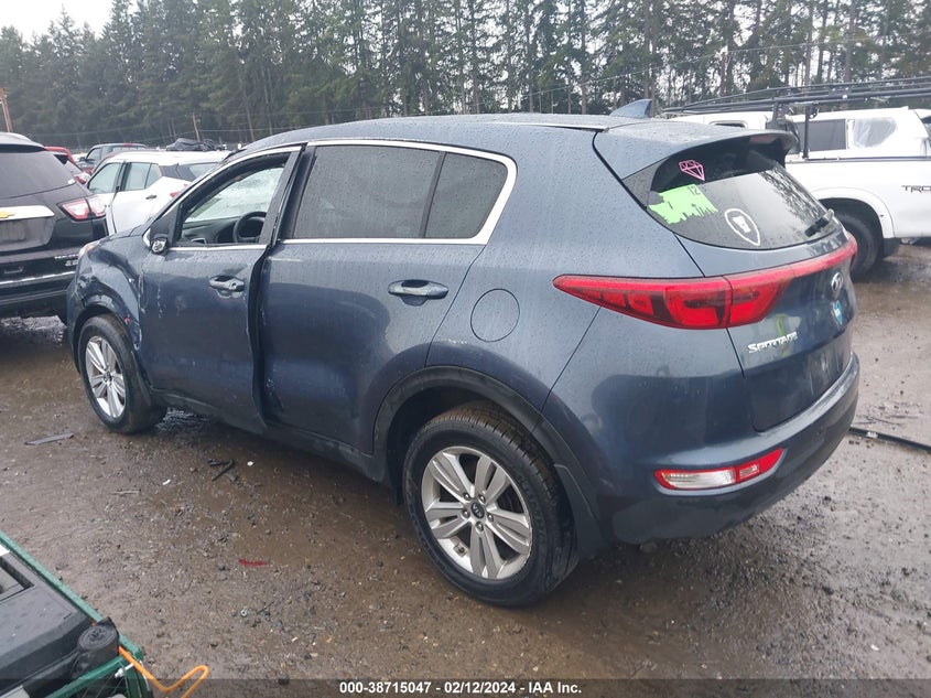 VIN KNDPMCAC4H7138222 2017 KIA SPORTAGE LX