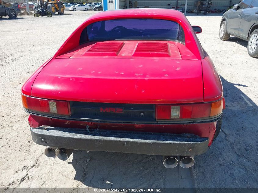 1991 Toyota Mr2 Sport Roof VIN: JT2SW22N9M0029510 Lot: 38715142