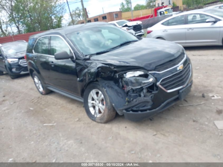 2017 Chevrolet Equinox Ls VIN: 2GNALBEK1H1558240 Lot: 38715530