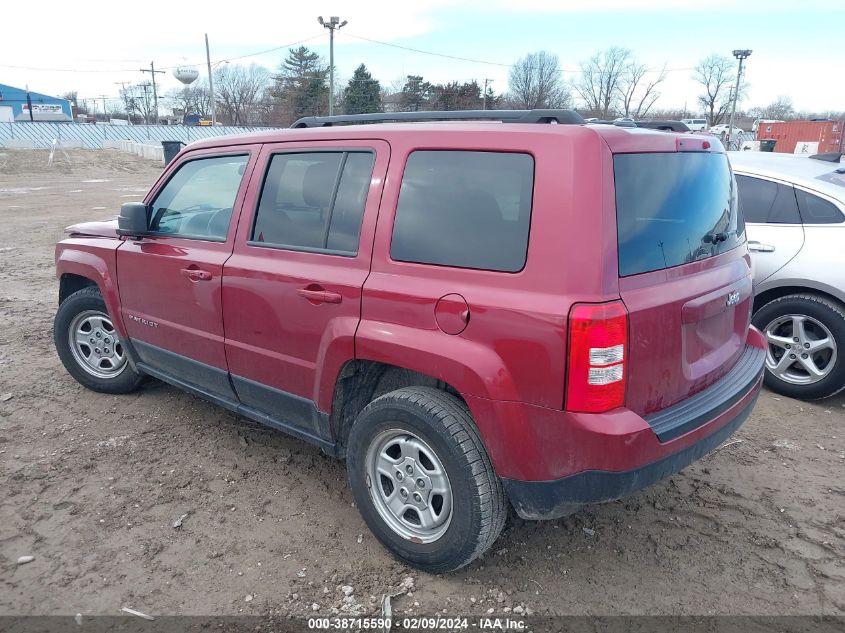 2017 Jeep Patriot Sport Fwd VIN: 1C4NJPBA0HD207235 Lot: 38715590