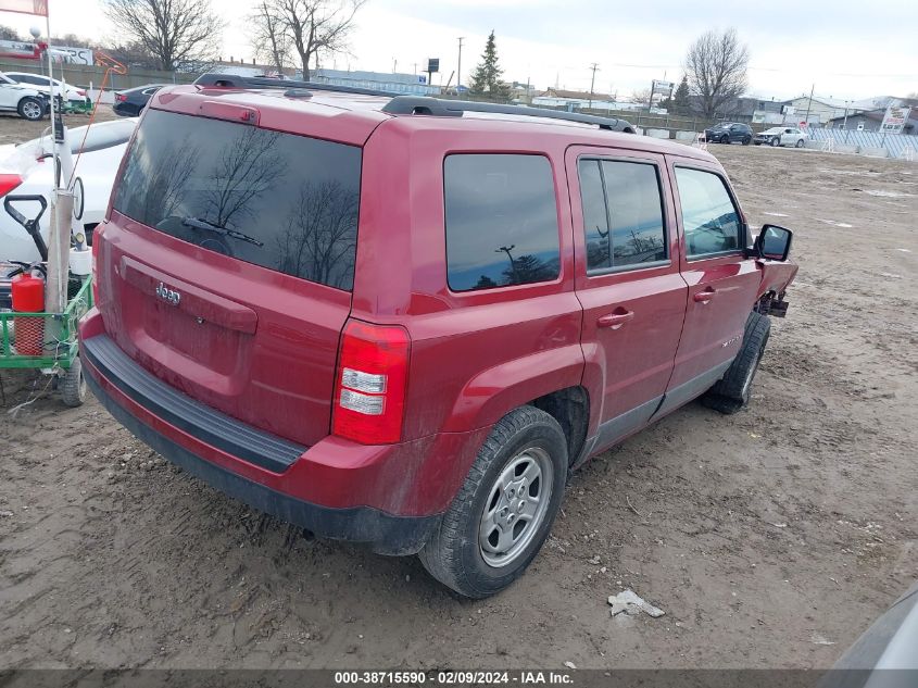 2017 Jeep Patriot Sport Fwd VIN: 1C4NJPBA0HD207235 Lot: 38715590