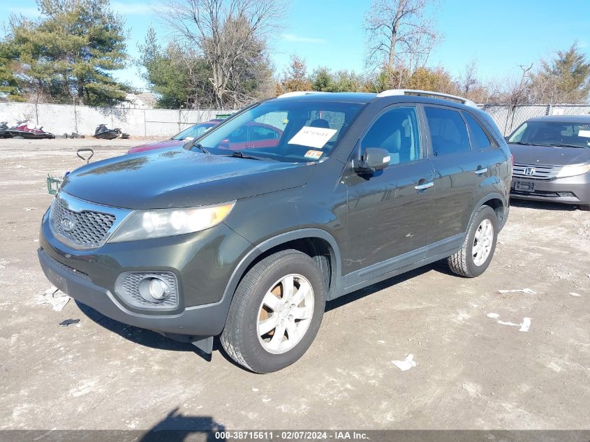 2011 Kia Sorento Lx VIN: 5XYKT3A13BG127847 Lot: 38715611