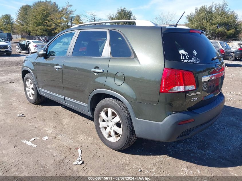 2011 Kia Sorento Lx VIN: 5XYKT3A13BG127847 Lot: 38715611