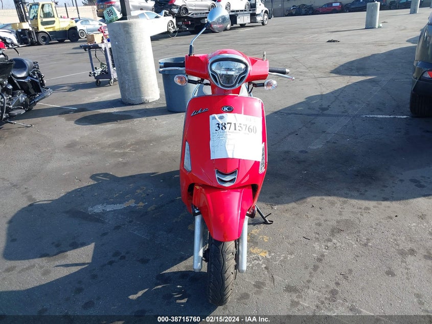 VIN LC2DBJ144JC100344 2018 KYMCO USA INC LIKE 150
